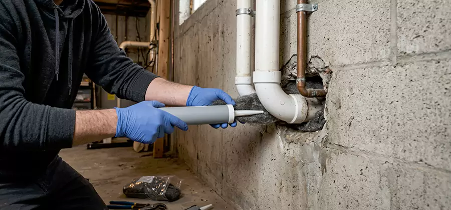 Mouse Proofing Pipes in Wilsonville