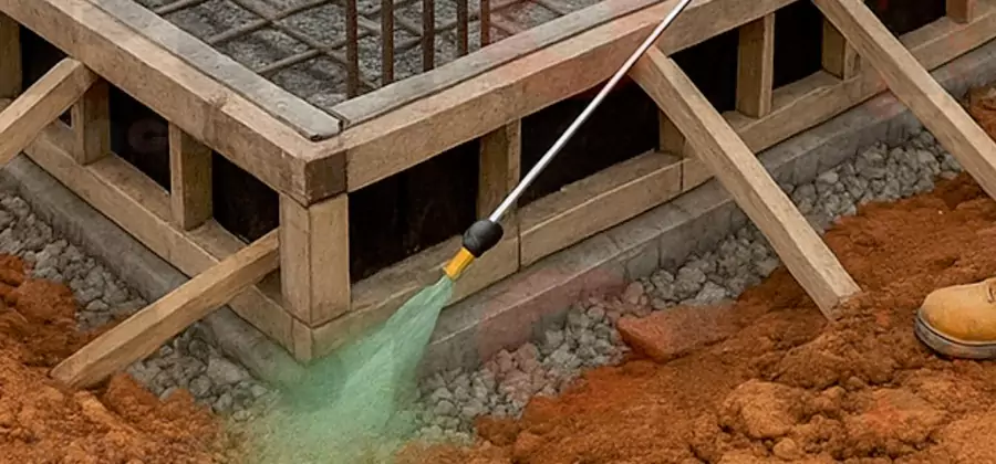 Foundation Slab Termite Treatment in Wilsonville