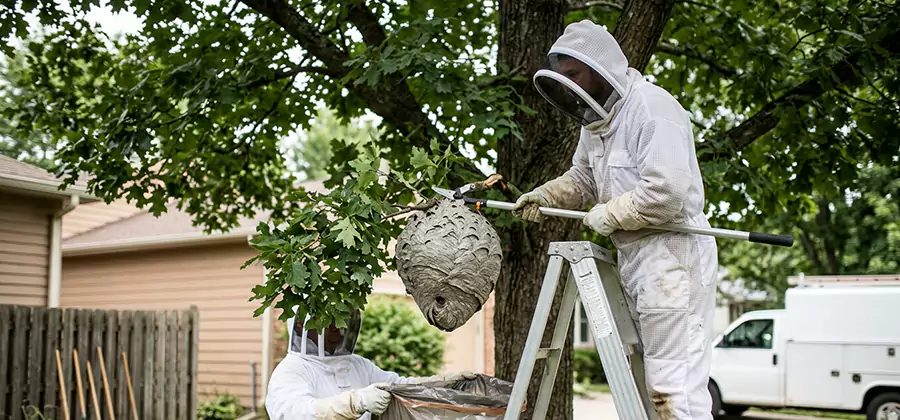 Wasp Nest in Tree Removal Wilsonville